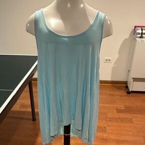 Banana Republic Light Blue Sleeveless Top